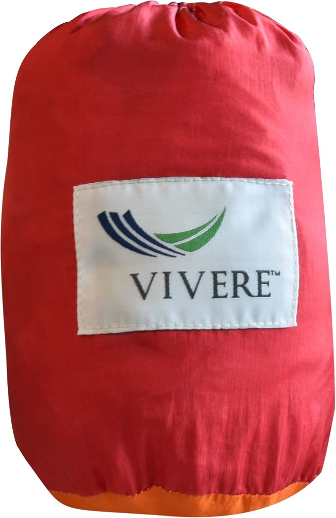 Vivere Double Parachute Camping Hammock, Includes Stuff-Sack (Punch/Peach)