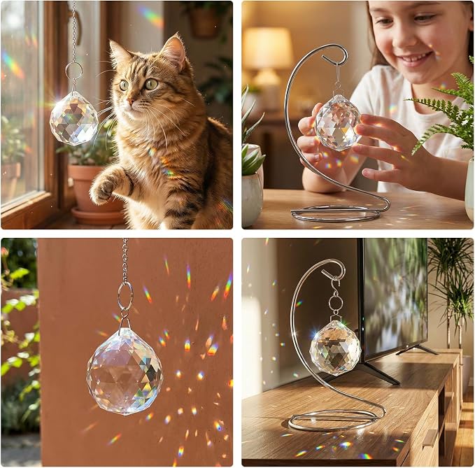 Sympathy Gifts for Loss of Loved One,Tabletop Hanging Crystal Suncatcher