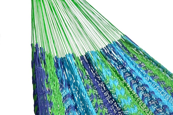 HAMMOCKS RADA - Super Cotton Thicker String - Mayan Style (Ocean Color)