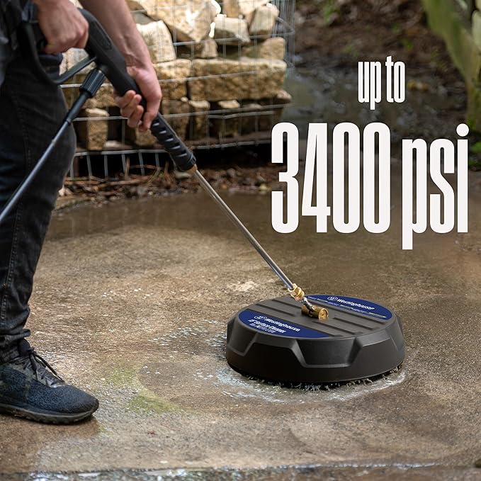 Westinghouse Electric Pressure Washer Bundle with 3400 PSI 2 GPM Washer and 15" Surface Cleaner Attachment