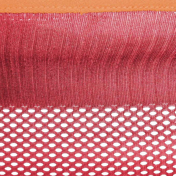 Vivere Double Polyester Mesh Hammock - 400 lb Capacity (Punch/Peach)