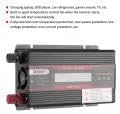KIMISS Car Power Inverter DC 12V to AC 3000W Peak Power Inverter Pure Sine Inverter Convertitore with LCD Display for TVs, DVD Players, Lights, Smartphones, Laptops