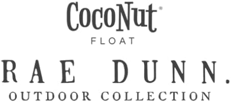 Rae Dunn x CocoNut Float Aqua Polka Dot Mini Pool - Make Some Waves Theme - Inflatable Swimming Pool for Kids - Great Splash Pool for Backyard, Summer Parties & Swim Events