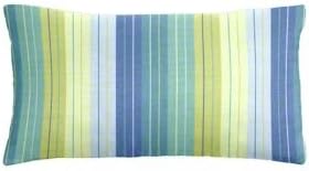 Cushion Source Lumbar Pillow, 20" x 12" Indoor/Outdoor Durable Pillow, Multiple Sunbrella Fabric Options Available, Sunbrella Seville Seaside