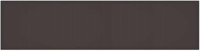 Afuera Living 7-Piece Poly Rattan Patio Dining Set, Brown Finish, Cushioned Seats, Modern Style Weather-Resistant Outdoor Garden Table and Chairs, Spacious 157.5 x 39.4 in Design