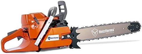Holzfforma 71cc G372 50mm Bore Gasoline Chain Saw Power Head with 24inch 84DL 3/8".058" Guide Bar and Saw Chain All Parts are Compatible with Husqvarna 372 Chainsaw