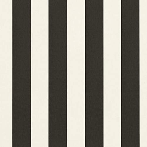 RSH DECOR: Lumbar Throw Pillows Set of 4 | 20” x 12" | All-Weather Spun Fabric | Water and Fade-Resistant | Outdoor Support Pillows for Patio Furniture | Black & White Stripe + Solid Black