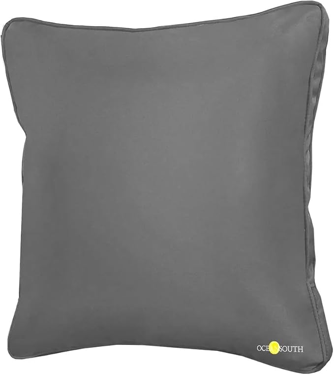 Oceansouth Boat Deck Pillow/Outdoor Waterproof Throw Pillow (Beige, 20 x 20) Cushion Outdoor Furniture Lumbar Back for Chair Patio seat Cover Chairs Home Decor Pillows Waterproof Bed Cases Garden