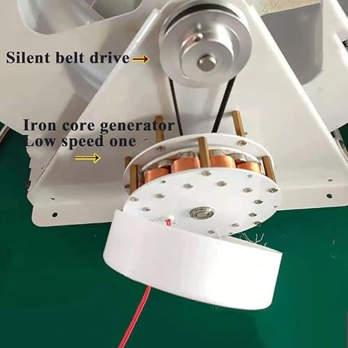 Portable Micro Hydro Generator 100W Low Speed Water Wheel Turbine for Outdoor Camping Ditch Lighting Battery Charging Silent Belt Drive Steel Frame Emergency Power Solution