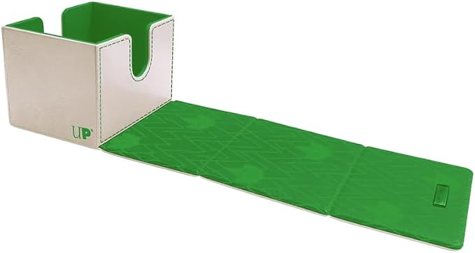 Ultra Pro - Mana 8 Alcove Edge Deck Box - Forest for Magic: The Gathering, Store & Protect up to 100 Standard Size MTG Cards, Great for Commander Deck, Side Loading Deck Box, Premium Leatherette