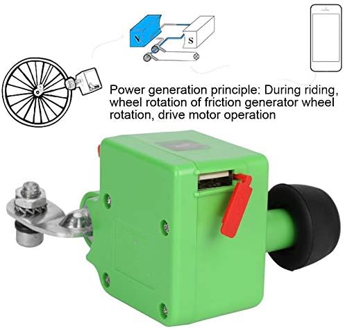 Dynamo Generator, Mobile Phone Charging Compact Mountain Electric Generator Night Equipment for Riding
