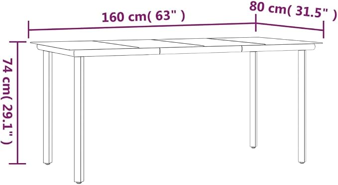 5 Piece Outdoor Dining Set with Cushions, Gray Poly Rattan Patio Furniture for Lawn Garden Backyard, Steel Frame Glass Top Table & UV Protection Chairs