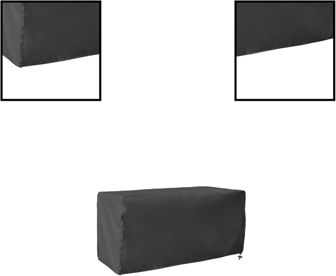 Outdoor Deck Box Cover for Patio Storage Box Protection with Secure Fit, 123x62x55 cm and 158x76x69 cm Options