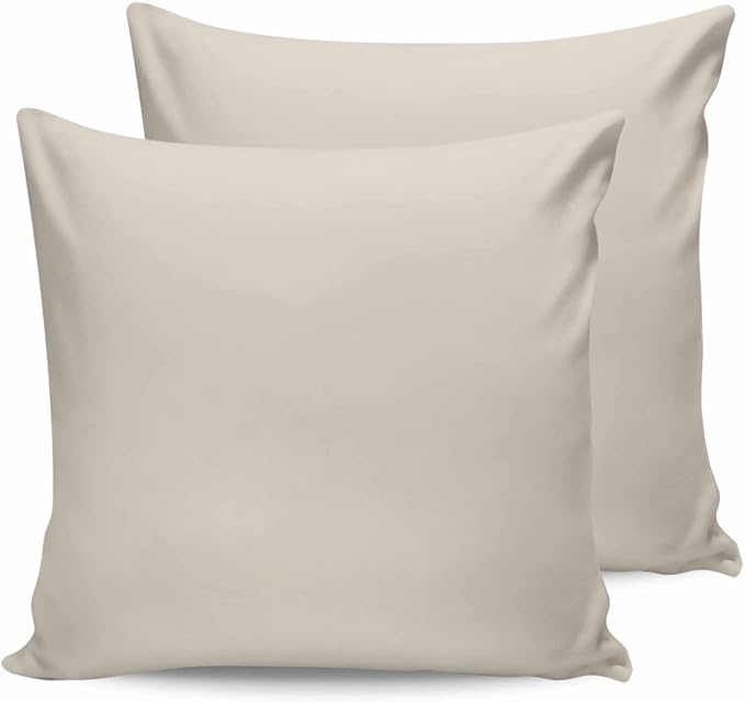 Outdoor Waterproof Throw Pillow Covers Set of 2 Swan White Pillowcases 20x20 Inches Simple Style Patio Decorative Pillows Cushion Case Patio Pillows for Couch Bed Chair Garden