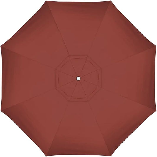 California Umbrella Replacement Canopy Cover in Sunbrella Terracotta Umbrella, 11' Round