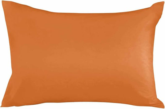 Outdoor Waterproof Throw Pillows Solid Art Minimalist Pure Orange Patio Pillows,Decorative Pillow Covers with Insert,Pillow Cushion Case for Garden Couch Sofa Plain Single Bright Color