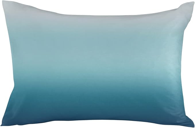 Blue Gradient Outdoor Throw Pillow Covers Waterproof Abstract Pillow Cases 16x16in,Watercolor Decorative Boho Pillow Covers Cushion Cases for Couch Sofa Patio Garden 2 Pack