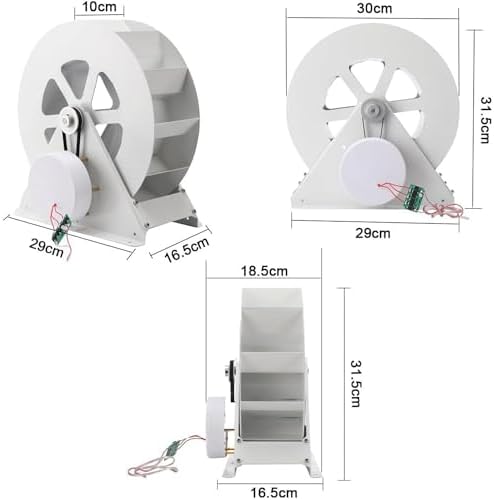Micro Hydro Generator Low Flow Water Turbine 1-35V DC Portable Hydraulic Power System for Outdoor Camping Battery Charging Silent Belt Drive Eco Friendly Energy Solution Compact Design