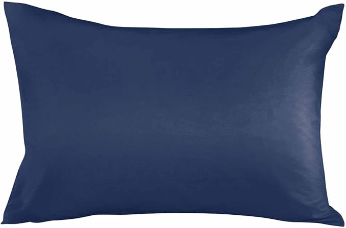 Outdoor Waterproof Throw Pillow Covers Set of 2 Navy Blue Lumbar Pillowcases 20x12 Inches Solid Color Patio Decorative Pillows Cushion Case Patio Pillows for Couch Bed Chair Garden