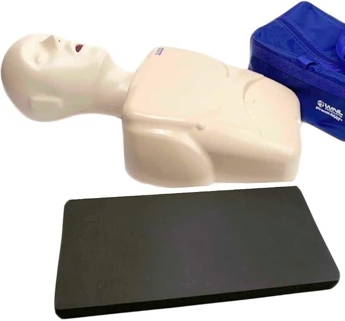 WNL Products WNLMAT Practi-Mat Kneeling Mat for CPR Training, 5 Pack | CPR Training Accessories Knee Pad, with Carry Bag, durable closed cell foam pad reduces knee strain during practice