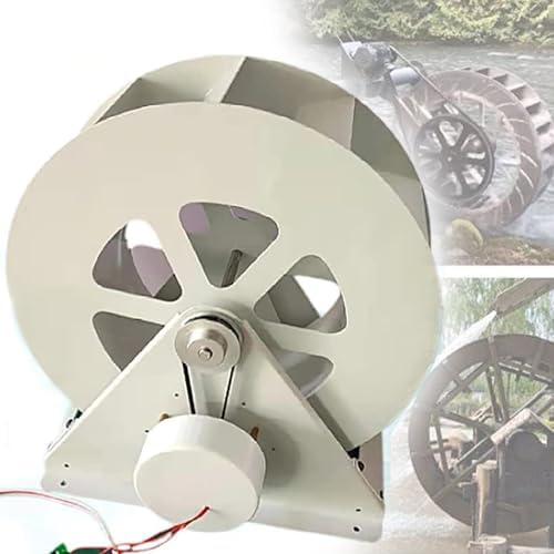 Micro Hydro Generator Low Speed Water Wheel Turbine Portable Outdoor Power Supply For Lighting Battery Charging Stainless Steel Compact Design Easy Install Emergency Camping Use Reliable Energy