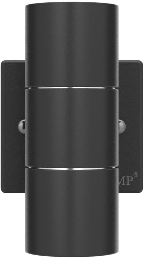 LMP Modern Outdoor Wall Light, Aluminum IP65 Waterproof Porch Light | Up and Down, 3000K 5W G10 Bulbs Included, ETL Certified, Outside Wall Exterior Lighting Fixtures for House,Front Door,Garage