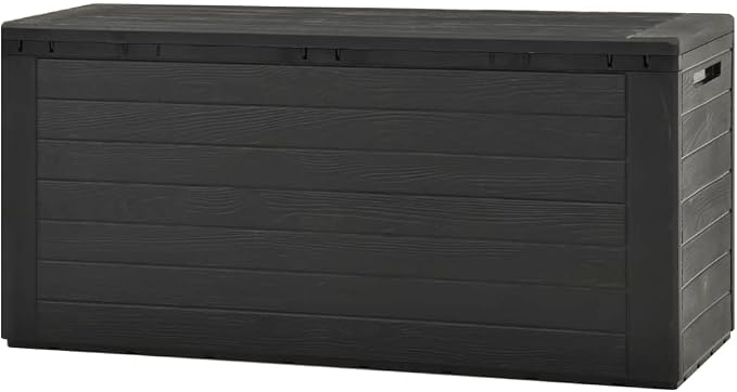Garden storage boxes, outdoor storage boxes, storage in the yard, garage, yard Garden tool box Patio storage box Outdoor toy box Patio Storage Box Anthracite 45.7"x17.3"x21.7"