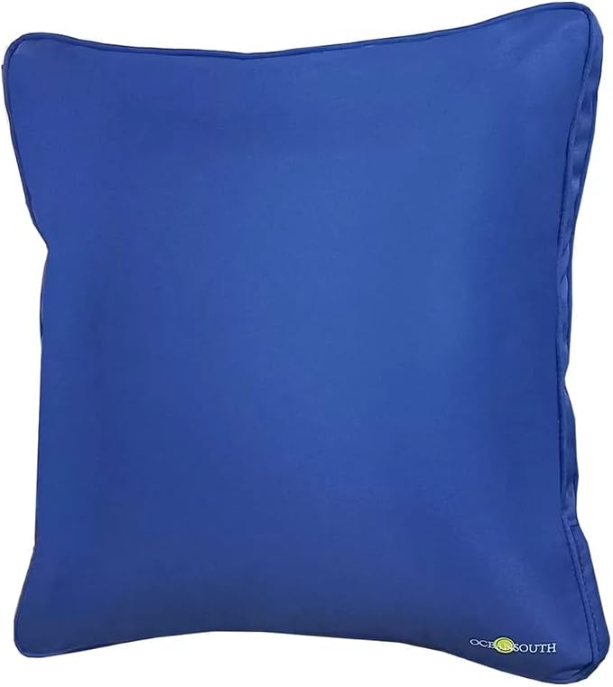 Oceansouth Boat Deck Pillow/Outdoor Waterproof Throw Pillow (Maroon, 16" x 16") Cushion Outdoor Furniture Lumbar Back for Chair Patio seat Cover Chairs Home Decor Pillows Waterproof Bed Cases Garden