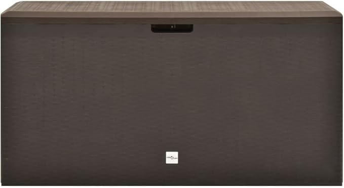 Patio Storage Box Brown,Deck Box,Outdoor Cushions,Storage Table,Porch Storage Box,Toy Box,Storage Side Table,for Home,Garden,Patio,Pool,Back-Yard,Lawn,44.9"x18.5"x23.6"