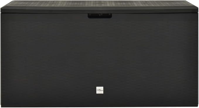 Patio Storage Box Anthracite Patio Garden Outdoor Storage Container, Furniture Deck box 44.9"x18.5"x23.6" (Weight:16.56 lbs)