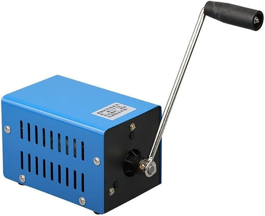 Portable Hand Crank Generator for RV and Camping, 20W USB Charger, Outdoor Survival Use, Metal Construction and Reliable