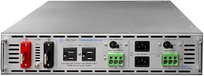 5000 Watt Negative 48 Volt Rack Mount Inverter to 120 Volt AC – 2U (-48V)