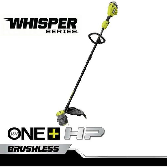 ONEAND HP 18V BRUSHLESS Whisper Series 15 in. Cordless Battery String Trimmer with 6.0 AH B