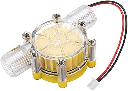 Water Flow Turbine Generator - Hydroelectric Micro Hydro 1/2 Inch Portable Water Charger (80V)