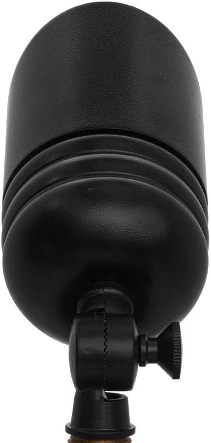 VOLT 20-Pack 12V Fat Boy Outdoor Spotlight (Black) & 5W 3000K MR16 LED Bulb | Solid Brass with Durable Powder Coating, 400 Lumens of Modern White Light, Ideal for Yard, Garden, Trees & House