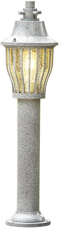 Outdoor Waterproof Lawn Lights E27 1-Light Home Yard Lamps External Floor Mount Path Lights Modern Outside Garden Deck Porch Pathway Driveway Lighting Fixture H30.73in,Chandelier Lighting