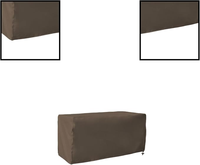 Outdoor Deck Box Cover for Patio Storage Box Protection with Secure Fit, 123x62x55 cm and 158x76x69 cm Options