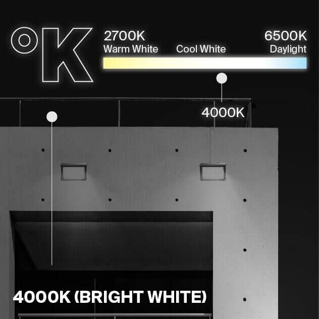 ledmo LED Wall Pack Lights Outdoor 120W 13800LM 5000K | Switch Control Wall Mount Commercial and Industrial Security Flood Lighting for Buildings Warehouses Parking Lots Yard