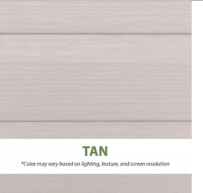 Heavy Duty Large Outdoor Deck/Storage Box, 130 Gallon Capacity, (Desert Sand, 1)