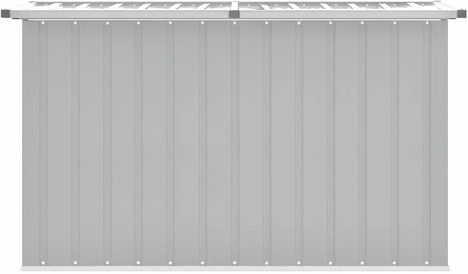 Outdoor Garden Storage Box Large Metal Deck Bin Heavy Duty Galvanized Steel Container for Patio Backyard Cushions Tools Organization 58.7 x 39 x 36.6 Inches