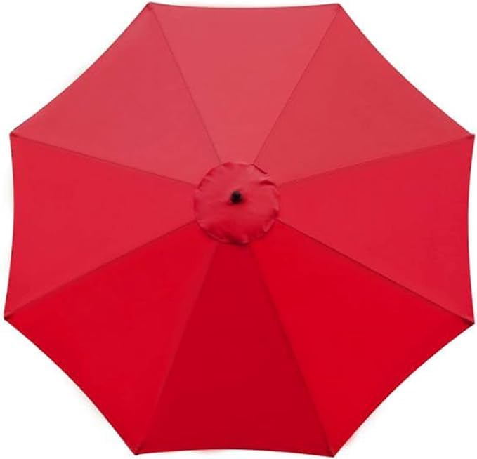 Flueyer 10Ft 8 Ribs Patio Umbrella Replacement Canopy Double-Layer Offset Cantilever Hanging Patio Umbrella Market Umbrella for Outdoor Umbrella(CANOPY ONLY)