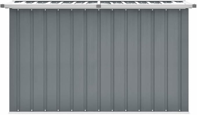 Patio Storage Box,deck box,outdoor storage box,toolbox,patio furniture,Easy to open and close with hinged lid, Gray 58.7"x39"x36.6"