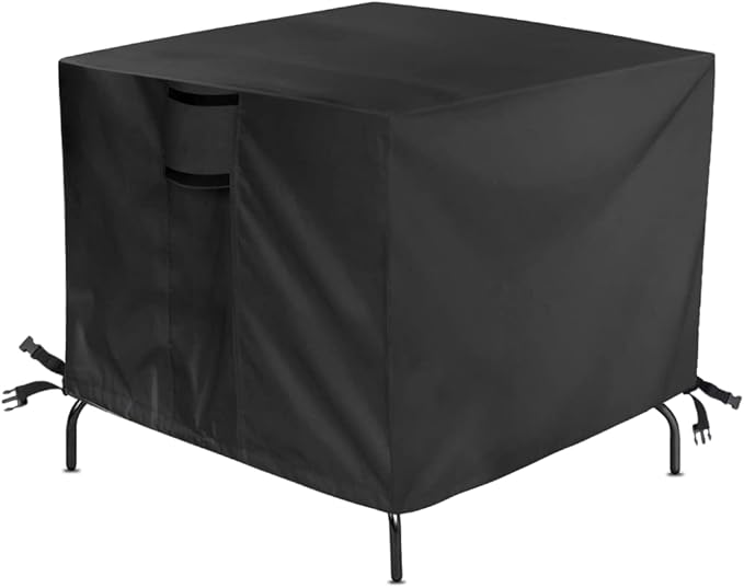 Outdoor Table Cover, 32 Inch Square Patio Table Cover,Waterproof Outside Small Table Cover Furniture Covers - 32 X 32 X 28 Inch