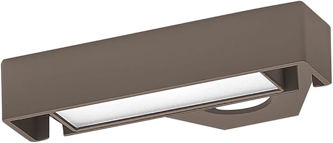 Hinkley Nuvi Small Deck Sconce - Vinyl Alloy, Composite Polycarbonate Lens, Integrated LED, Horizontal Illumination - Bronze Finish
