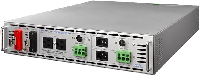 5000 Watt Negative 48 Volt Rack Mount Inverter to 120 Volt AC – 2U (-48V)