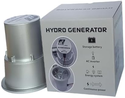 Hydro Generator, Permanent Magnet Water Turbine Generator, Magnet Brushless Motor, 12V Battery Charging Hydroelectric Generator (100W)