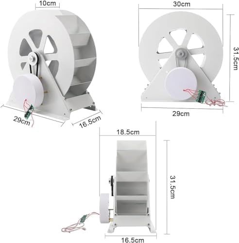 Low-Speed Water Wheel Generator for Outdoor Lighting - 100W Hydro Turbine Power Equipment for Household Use - Eco-Friendly Hydropower Solution