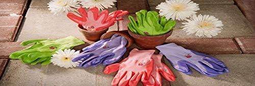 G & F Products Women's Gardening Gloves, Micro Foam Nitrile Coated Work Gloves for Gardening, Yard Work & Pruning