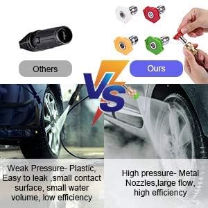 5000 PSI Pressure Washer, 4.0GPM Electric Power Washer,2000W High Pressure Washer, Professional Washer Cleaner, with Soap Bottle and 33FT Hose, Best for Cleaning Cars,Driveways,Patios (Green)