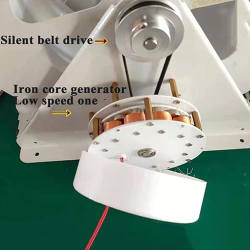 100W Hydro Turbine Generator – Low-Speed Waterwheel for Outdoor Hydroelectric Power Plant, Disc-Type Electricity Generation, Renewable Energy Solution, Eco-Friendly Water & Wind Power